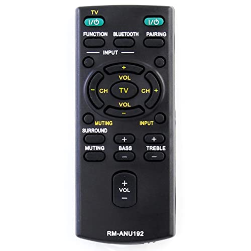RM-ANU192 Replacement Remote Control Fit for Sony Home Theatre System HT-CT60BT SA-CT60BT SS-WCT60 - Image 4