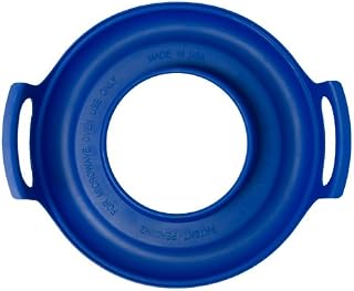 New Metro Design CG-B Caddy Microwave Plate, 10-Inch, True Blue