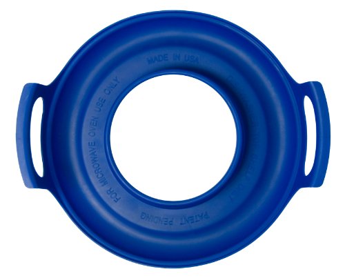 New Metro Design CG-B Caddy Microwave Plate, 10-Inch, True Blue