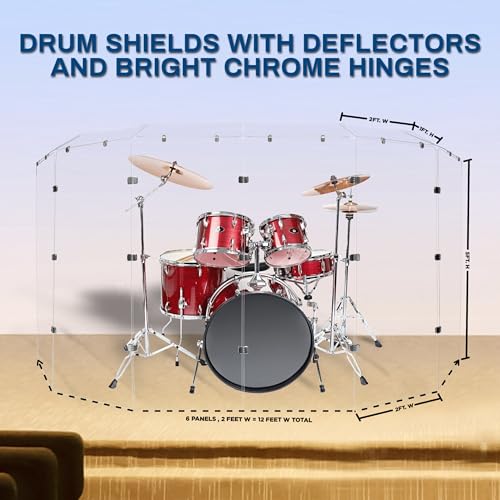 Drum Shield DS5D Chrome Hinges