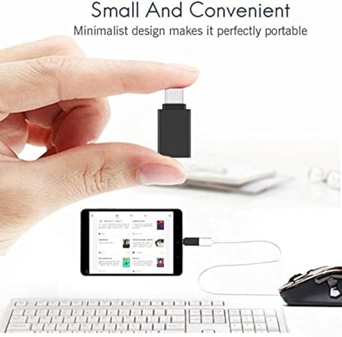 Image of Anjo 3 in 1 Combo of Wired Keyboard, 3 in 1 Cleaning Kit 100ml with Cloth & Brush, OTG C Male to A Type Female