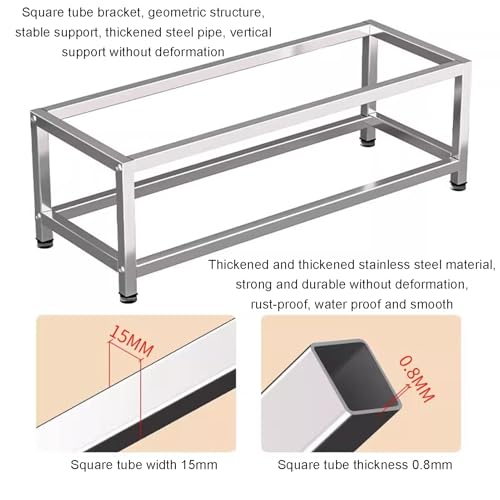 Juego de especias comercial, estante de condimentos de acero inoxidable, dispensador de condimentos de cocina, organizador de contenedores de alimentos para condimentos, salsa y mermelada