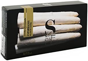 Espárrago de Navarra blanco extra 8/12 frutos - SERRANO