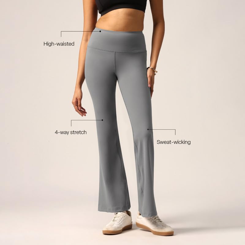 Image of BlissClub Ultimate Flare Pants Lite Tall for Women Above 5'5 ft