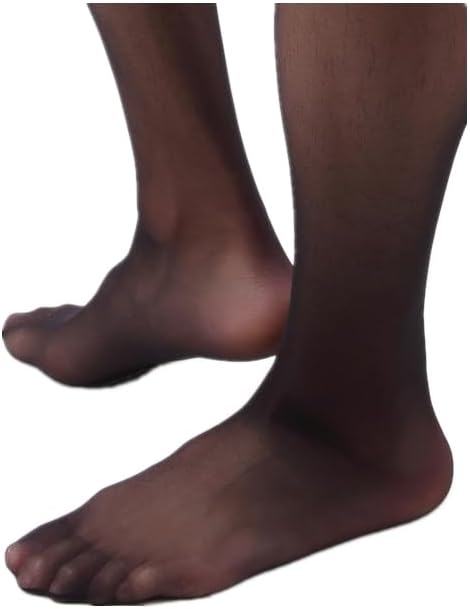 Sexy Mens Lace Thigh High Suspender Over Knee Long Pantyhose Tights Stockings Sissy with Garter Belt - Image 6