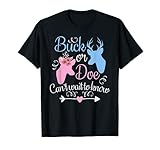 Buck or Doe Gender Reveal Baby Shower Shirt