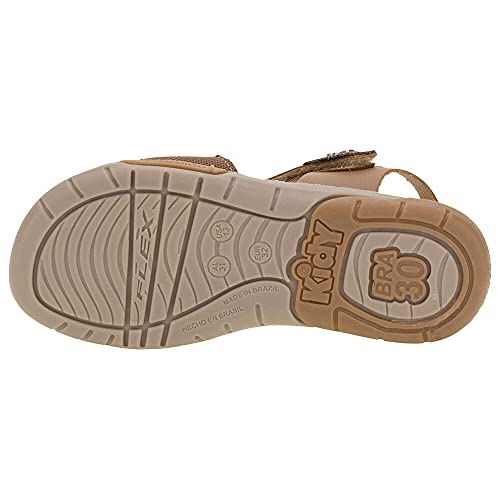 SANDÁLIA INFANTIL MASCULINA CONFORTO KIDY - 1590204 - CARAMELO - 33