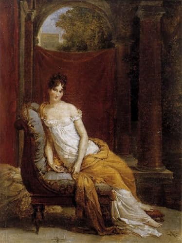 Tableaux Portrait Madame Récamier François Gérard par ARToPHIIU Toile 60x90cm