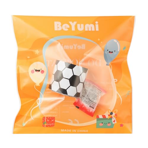 Image of BeYumi Soccer Sport Border Trim - 65ft Back to School Soccer Patterned Straight Rolled Border Trim Black White Football Sports Theme Bulletin Board Set Party School Classroom Chalkboard Wall Decor