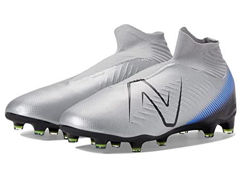 New Balance Unisex Tekela V4 Magia Fg Football Boots , Silver/Bright Lapis/Black New Balance Unisex Tekela V4 Magia Fg Football Boots , Silver/Bright Lapis/Black
