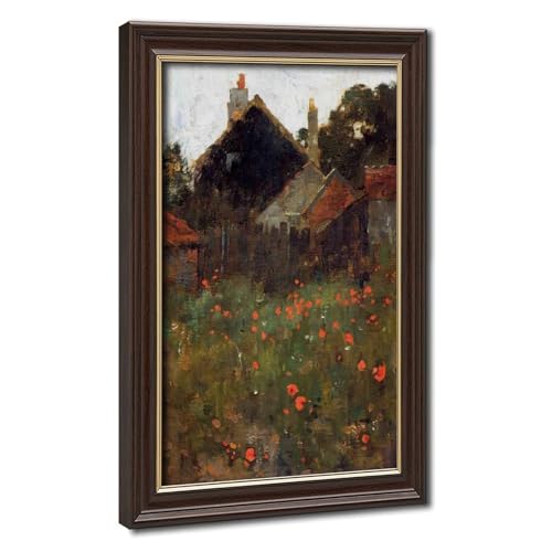 Toile décorative The Poppy Field Willard Metcalf tableau suspendu