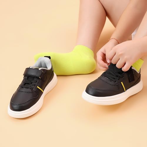 Image of TRASE Kids Sneakers for Boys & Girls | Lace-Up Closure | Stylish, Lightweight & Comfortable Unisex Shoes for Outdoor, Casual