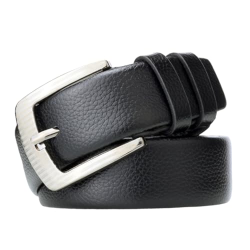 BESPORTBLE Men Adjustable Waist Belt Casual Jean Belt for Daily Wear Imitation Material for Husband Dad Boyfriend Versatile Style for Shorts Jeans