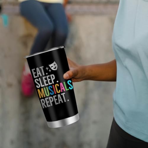 Image of Theater Tumbler for Girls & Women, Broadway Theater Gifts, 20oz Travel Coffee Mug