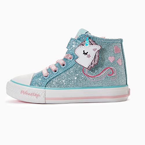 Weestep Girls Toddler/Little Kid Glitter Unicorn Bow Sneaker Shoe #TOP1