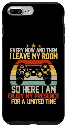 Funny Gaming Every Now And Then I Leave My Room �Q�[�}�[�Q�[�� �X�}�z�P�[�X iPhone 7 Plus/8 Plus �p