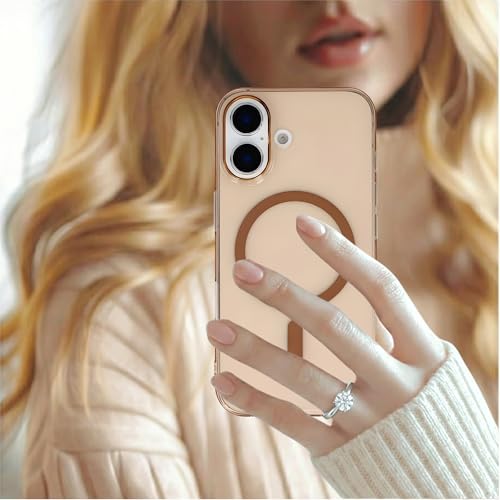 Image of Crystal Desert Magnet Case for iPhone 16 Plus, Premium Polycarbonate, Ultra Strong Magnets, 360 Drop Protection, Raised Camera Protection, MagSafe Compatible