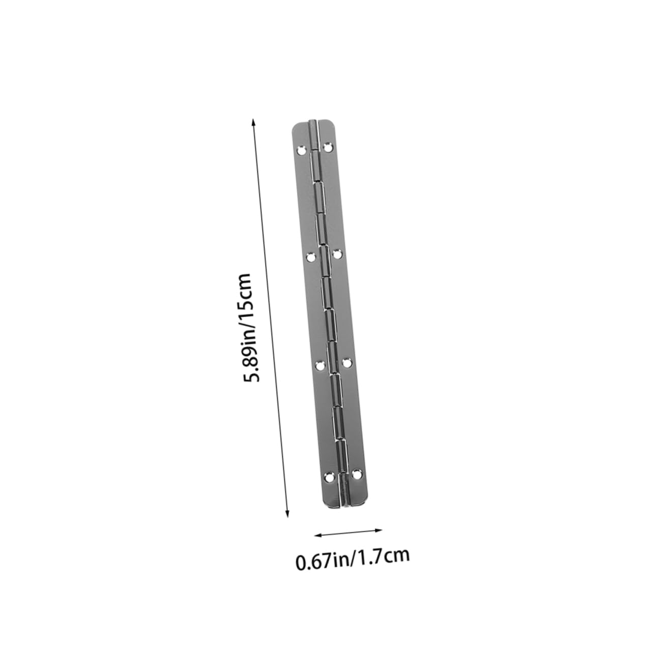 SOLUSTRE Continuous Piano Metal Hinge 5 Pcs Cabinet Hinges for Door Long Hinges for Simple to Use