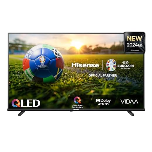 Hisense TV 40" QLED FHD 40E53NQT, Smart TV VIDAA U6, HDR10, Game Mode, Dolby Atmos, Works with Alexa, Tuner DVB-T2/S2 HEVC 10, lativù