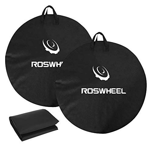 Lixada 2pcs/ 1pc 73 cm Bolsa de Ruedas para MTB Bicicleta de Carretera y Bicicleta de montaña, Bolsa de Transporte de Rueda de Bicicleta para...