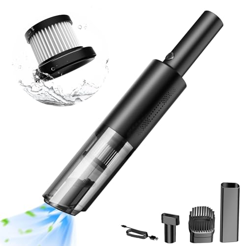 XUANHONG-TECH Handstaubsauger Akku - 25000PA Auto Staubsauger Mit Metallfilter