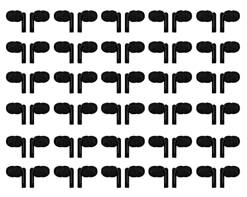 QIDAIZUOEN 100 Packs Earbuds Bulk Classroom Headphones Wired in Ear Disposable Student Black Earphones Individually Wrapped for School Travel or Home Use QIDAIZUOEN 100 Packs Earbuds Bulk Classroom Headphones Wired in Ear Disposable Student Black Earphones Individually Wrapped for School Travel or Home Use