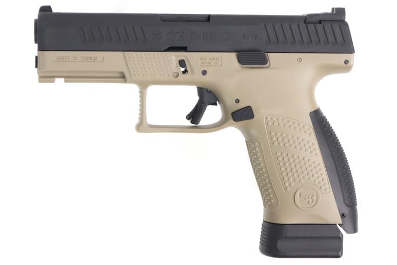Amazon.co.jp: ASG CZ P-10 C Co2 ガスブローバック ガスガン BK&FDE
