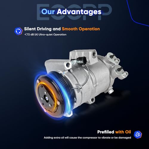 ECCPP A/C Compressor with Clutch 2004-2013 for Infiniti QX56 5.6L 2012-2016 for Nissan NV2500 NV3500 AC Compressor by ECCPP - Image 5