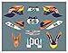 Zhbqcmou Moto Graphics Protecteur Arrière-plans Stickers Kits d'autocollants pour KTM SX SXF 2007-2010 PC 2008-2011 hnzhb (Color : 18)