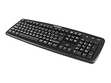 Langlebiges Design: Kensingtons ValuKeyboard verfügt über ein versiegeltes Design mit Spritzschutz, das versehentlich verschüttete Flüssigkeiten abweißt, ohne die Tastaturelektronik zu beschädigen