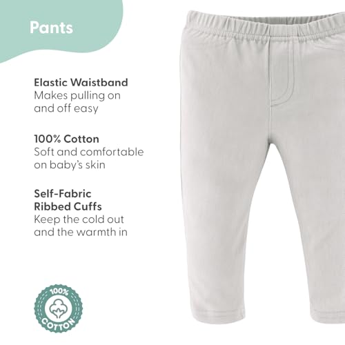 The Peanutshell Baby Girls Jeggings Set of 4, Soft and Stretchy Pants, Girl Leggings, Infant and Toddler Clothes, Multicolor2