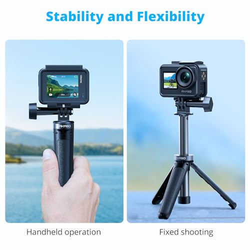 Image of AKASO Mini Selfie Stick Tripod Lightweight Extension for Shooting Video Vlog Accessories Compatible with AKASO Action Camera EK7000 /Brave 4 /Brave 7 LE /Brave 7 /GoPro Hero12 /11 /10 / 9 /Max /DJI Osmo Action