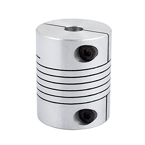 Aexit Motor Shaft Electrical equipment 8mm to 15mm Joint Helical Beam Coupler Coupling 32mm Dia 40mm Length
