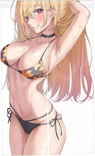 暖簾 2枚セット 喜多川 海夢 その着せ替え人形は恋をす のれん 遮光 断熱 保温 防寒 タペストリー アニメ 目隠し 日焼け防止 大きいサイズ 洗濯可 キチン 飲食店 出入り口 トイレ 幅86px丈143p リビング 見えにくい おもしろい 柔らかい 飾