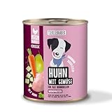 Nassfutter Huhn mit Gemüse 800g