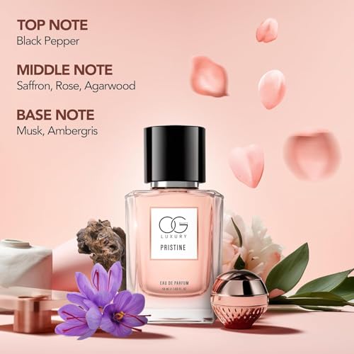 CREATION KRIVA (OG) BEAUTY LUXURY Pristine Eau De Parfum - Premium Long Lasting Scent with Notes of Black Pepper, Saffron, Rose, Agarwood, Musk, and Amber - 50ml - Image 3