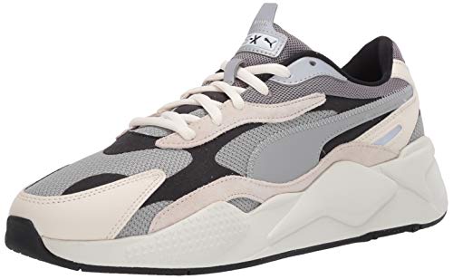 PUMA Men's RS-X³ Puzzle Cross-trainer, Limestone-Whisper White, 12