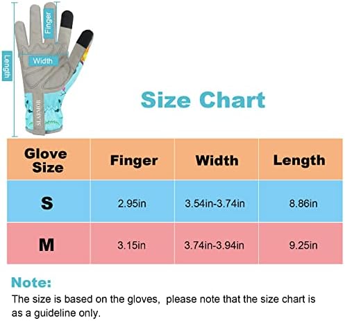 Gardening Gloves for Women,Comfortable Flexible Ladies Garden Working Gloves,Microfiber Leather Gardening Gloves,Garden Glove Work for Gardener and Farmer,Ladies Garden Gloves for Garden and Yard Work