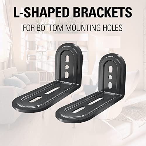 Image of Mounting Dream Soundbar Mount Fits Most Sound Bars Up to 15 lbs, Mounting Soundbar Above or Under TV, Sound Bar Mounting Brackets for TV, Sound Bar Mount with Detachable Extension Plates MD5422