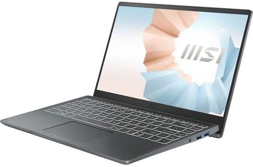 Modern 14 B11MO-036 14" Rugged Gaming Notebook - Full HD - 1920 x 1080 - Intel Core i7 (11th Gen) i7-1165G7 900 MHz - 8 GB RAM - 512 GB SSD - Carbon Gray - Windows 10 Home - Intel Iris Xe Graphic