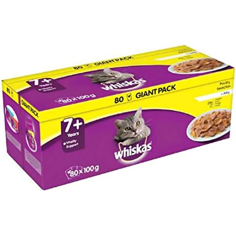 whiskas Senior 7+ Nassfutter für Katzen in Gelee Cover
