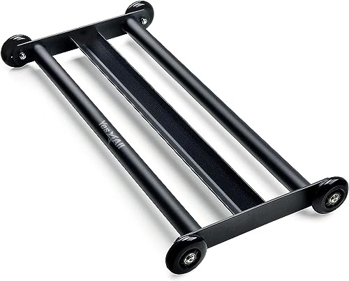 Image of Yes4All Glute Ham Glider, Exercise Wheels for Home Gym Fitness, Glute Hamstring, Booty Building, Leg Excerise & Ab Roller for Abs Workout Equipment