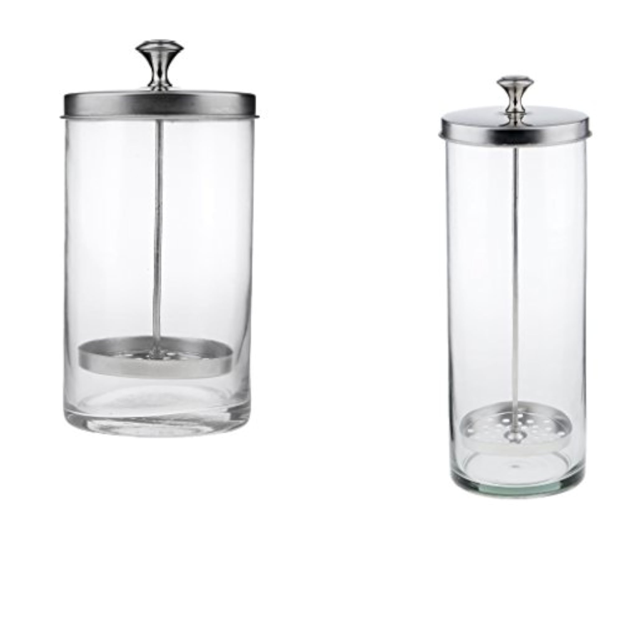 Clear Sanitizer Disinfectant Glass Jar for Hair Styling Tools