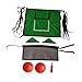DYNWAVE Trampoline Basketball Hoop Basketball Rack Goal Game Basketball Training Trampoline Accessories Lightweight Baseboard Green, with Two Balls