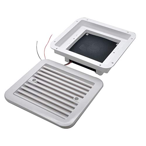 Baceyong Cooling Exhaust Fan Air Ventilation 12V DC Multi-Function Rack Mounted Refrigerator Side Vent Fan für RV, Wohnmobil, Caravan