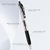 ParKoo Pens Bulk, 100 Pack No Bleed Black Ink Retractable Gel Pens with Soft Grip, Medium Point Smooth 0.7MM, Click Pens for Office School Work