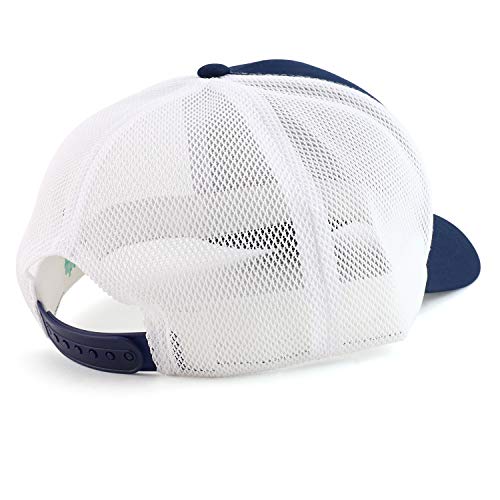 Image of Trendy Apparel Shop Oversize XXL Structured Trucker Mesh Baseball Cap