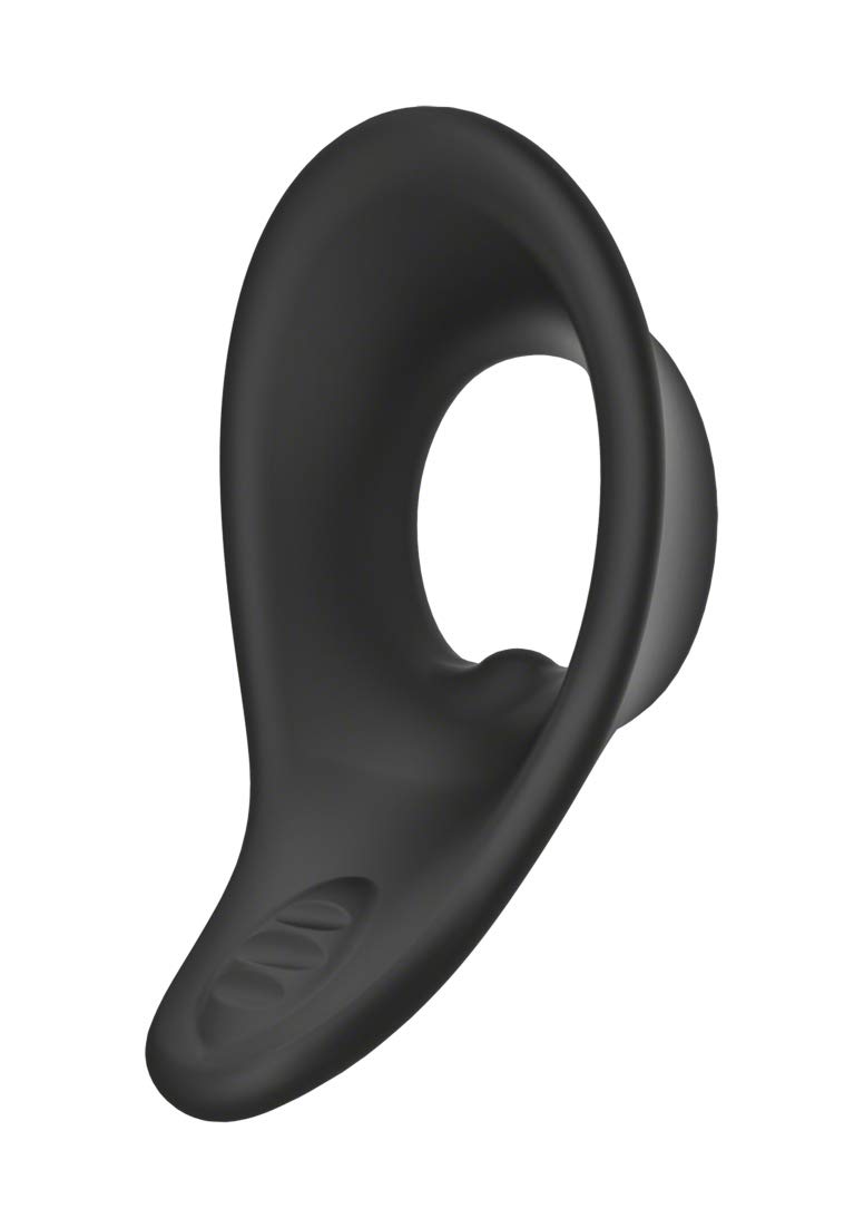Amazon.com: KINK By Doc Johnson Cock Jock Silicone C-Ring - Stimulates  Perineum While Pushing Your Package Away From Your Body - Black : Health &  Household
