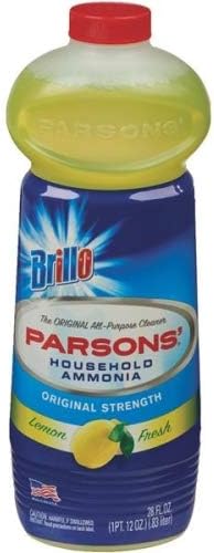 Brillo 33128 Parsons' Ammonia Lemon Scent, 28-oz. - Quantity 1212