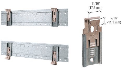 Image of CRL 28 inch Mirraco Mirror Hanger - Set